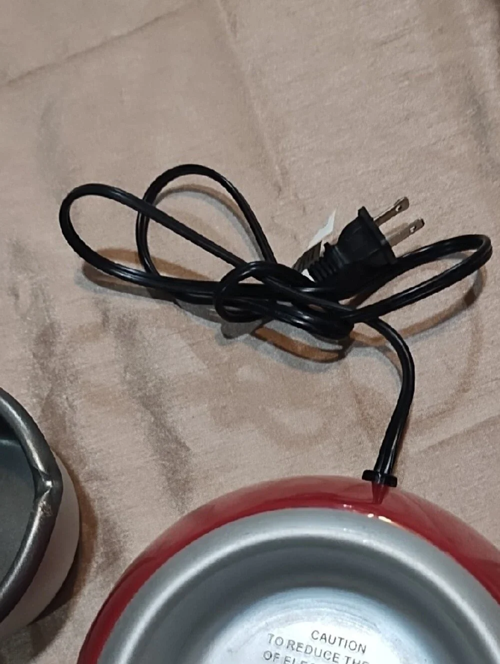 Red Chocolate Treat Maker Good Working Condition. A Few Scratches In Pics